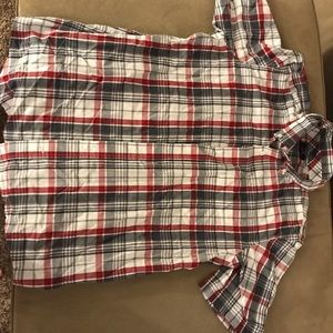 Men’s plaid button shirt